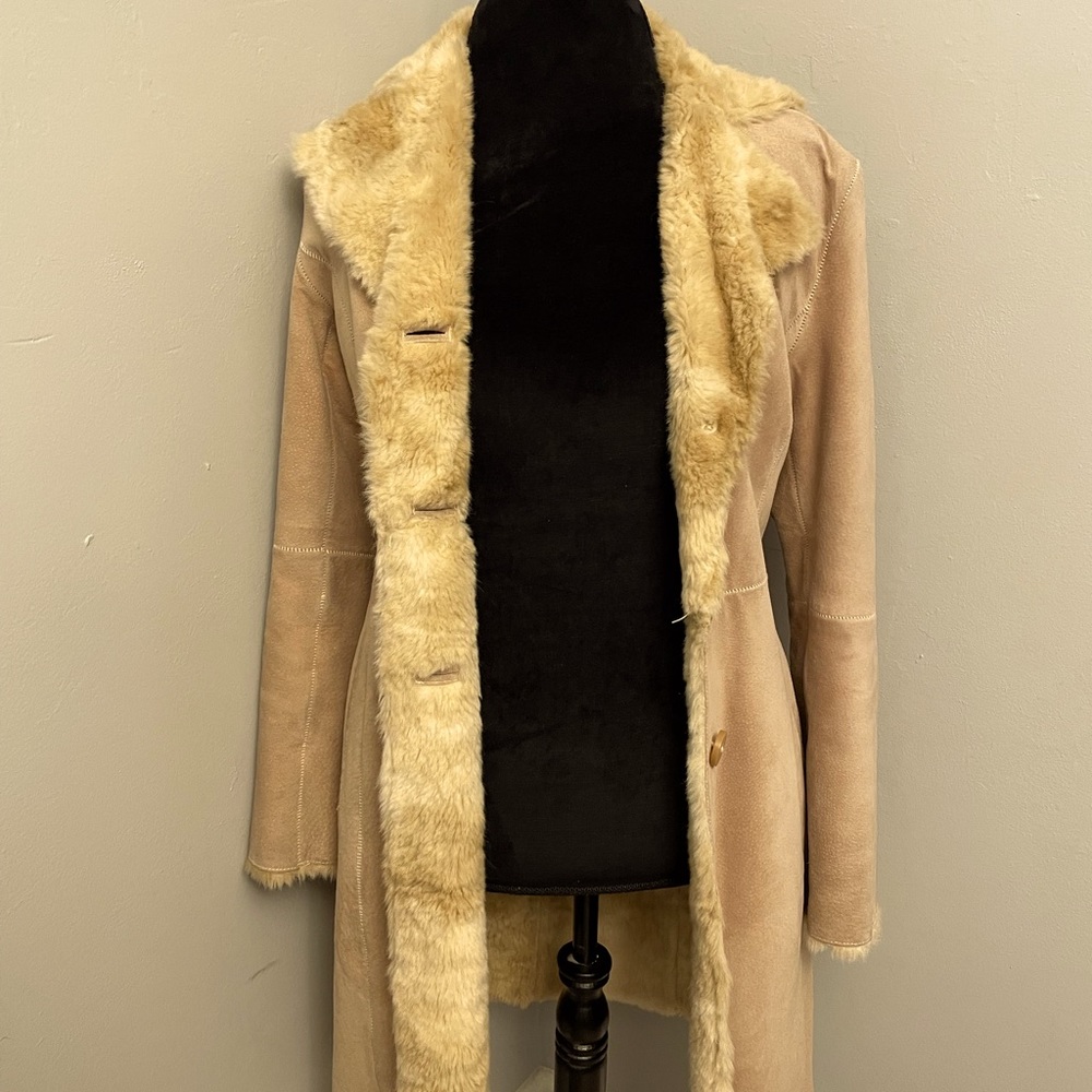 Guess leather coat